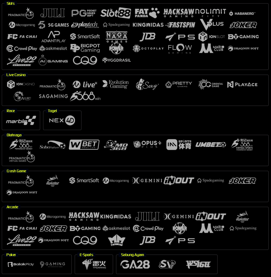 Gaming Providers